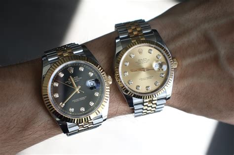 rolex datejust 41 vs 36